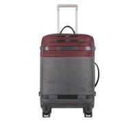 Carretilla Piquadro Bv4320w80t Viaje Nylon Rojo
