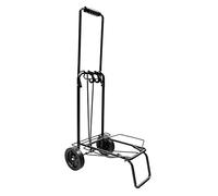 Carretilla - plegable, metálica, capacidad de carga de 50 kg, medidas 93,5 x 33 x 44 cm, incluye cuerda elástica para asegurar la carga.