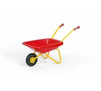 Carretilla Rolly Toys para niños (color rojo/amarillo, juguete para niños a partir de 2,5 años, carretilla de plástico con armazón de metal, asas antideslizantes) 270859