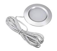 Carrfan Empotrable 12LED RV Barco Luz de Techo Empotrada 12V Luces LED Forma Redonda Camper Ultrafino Lluminación Interior Pequeño Downlight con Cable