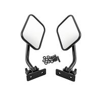 Carrfan Espejos Laterales Vista de la Puerta Espejo Retrovisor Espejos Rectangulares 4x4 Espejo Todo Terreno Apertura Rápida Ajuste para Jeep Wrangler