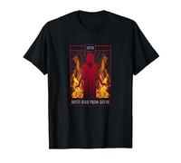 Carrie Halloween 1976 Bates High Prom Queen Fire & Blood Camiseta, Hombre, Negro, 3XL