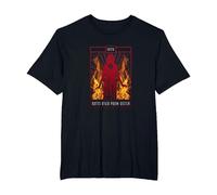Carrie Halloween 1976 Bates High Prom Queen Fire & Blood Camiseta, Hombre Tallas Grandes, Negro, 5X Alto