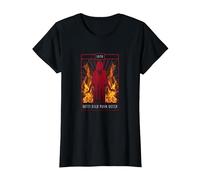 Carrie Halloween 1976 Bates High Prom Queen Fire & Blood Camiseta, Mujer, Negro, S