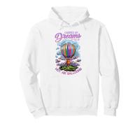 Carried by Dreams Lifted by Hot Air Balloons Sudadera con Capucha