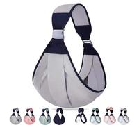 Carrier de bebé con correa lateral portátil, ergonómico para el bebé en el lateral de malla transpirable, no deslizante, para recién nacidos de nacimiento, cintura ajustable con soporte fuerte (paño