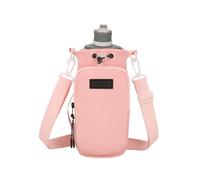 Carrier de botella de agua con correa - Bolsa de botella de agua con correa | Bolsillo de teléfono de manga múltiple para hombres Camping Camping, rosa, Se référer au descriptif, Consulte la
