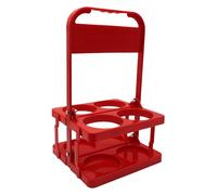 Carrier de botellas de cerveza: organizador de botellas de vino y leche no derrumbe, de cervecería, bolsa de tiroteo de bebidas de cuatro compartimentos | Portable de canasta de cerveza Rack para cami