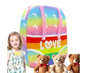 Carrier de mochila de muñeca - portador de ataque y trasero, soporte de muñeca ajustable | Divertidos accesorios de babydoll, bolsa de almacenamiento conveniente, portadores versátiles para muñecas