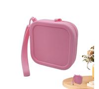 Carrier De Tarjetas Minimalistas: Organizador Cosmético De Tamaño De Viaje De 9 Cm, Bolso Pequeño De Monedas, Lápices Labiales Y Estuche Clave, Bolso De Monedas De Maquillaje con Cremallera Suave |