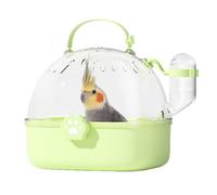 Carrier de viajes de aves, jaula de transportista de hámster para el transporte,Accesorios de caja de jaula de pájaros | Portador compacto portátil con botella de agua para periquitos pequeños salvaje