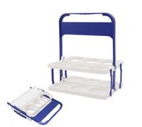 Carrier Del Soporte De Cerveza Plegable - Estante De Soporte De Bebidas | Portabotellas De Leche Plegable | Portabotellas Del Portador De Cerveza | Soporte De Pantalla De Botella De Cerveza De 6