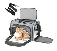 Carrier para Mascotas Plegable - de Viaje para Gatos para Perros, Portador de Animales aéreos, para Perros Plegable | Ideal para Aventuras al Aire Libre, Senderismo, Viajes Diarios,