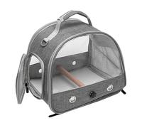 Carrier para Viajar para Viajar: Mochila para Loros, Jaula De Viaje Transparente Transparente para Aves | Transporte De Alma Pequeña para TranspirablPájaros. Ilali Doméstico, Hámsters, Conejos, Loros