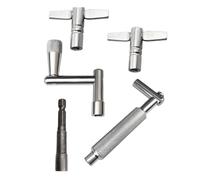 Carriere Llave de Tambor de Metal en Forma de Z, Bloqueo RáPido del Tambor, Velocidad de RotacióN de Alta Velocidad, Accesorios de Instrumentos Desmontables