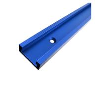 Carril Con Ranura En T Conector de ranura for riel inglete con en T for carpintería aleación aluminio 300-800 mm, herramientas bricolaje(Blue,400mm)