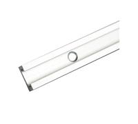 Carril Con Ranura En T Riel for canaleta de carpintería, riel en T, ranura, plantilla for inglete, for tornillo, 19 x 9,5 mm, sierra mesa, fresadora, herramientas bricolaje(Silvery,300mm)