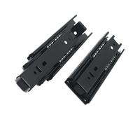 carril de diapositiva del cajón del acero inoxidab Riel telescópico for cajón de montaje lateral, 2 unidades, 6 pulgadas, resistente, for en riel deslizante