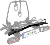 Carril de extensión para 3ª bicicleta portabicicletas de bola sd260 negro eufab