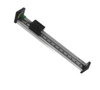 CARRIL DE GUÍA LINEAL DE ALUMINIO MESA DE MOVIMIENTO DE TORNILLO DE BOLA DESLIZANTE CARRERA EFECTIVA DE 300 MM INDUSTRIA DE AUTOMATIZACIÓN CNC IDEAL (Tornillo 1610, alcance efectivo 300 mm.)