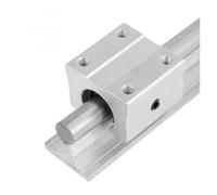 Carril de guía lineal Juego de rieles lineales SBR12, SBR16, SBR20 y SBR25 de 300 a 1200 mm, 2 guías y 4 rodamientos de bloque.(SBR16,600mm)