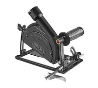 Carril de guía para amoladora angular, soporte de Ø 100/125mm, marco de protección para corte de hierro, ángulo ajustable de 0-45°, profundidad de corte 0~40mm (Ø 100/125mm)