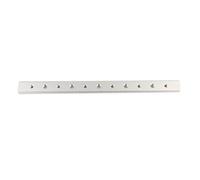 Carril de Ranura Tipo T Plantilla Ranura en T con Pestaña Ranurada T-ranura de Aleación de Aluminio T-Slot para Mesa Router de Sierra Herramienta de Trabajo de Madera (300mm)