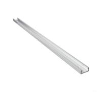 Carril en T plateado tipo 30 de aleación de aluminio para carpintería, guía de ranuras con barra ingletadora de 19 mm, apto para cierre rápido (longitud seleccionable) (600 mm)
