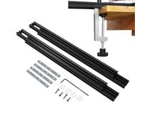 Carril guía de sierra, respaldo de router de carpintería, carril auxiliar, guía de alineación de sierras, para la industria del taller, grabado, fresado, ranuras, recorte, carpintería, hogar