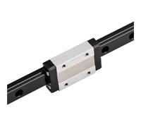 Carril guía deslizante lineal MGN12 de 12 mm, negro completo, L 50-1000 mm + bloque MGN12H o MGN12C(MGN12H,80mm)