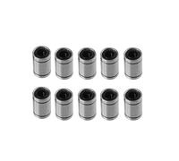 Carril lineal 10 Uds LM8UU buje de rodamiento bolas 8x15x24mm riel eje óptico deslizante movimiento guía