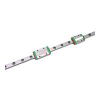 Carril lineal 1pcs MGN9 Linear Rail Guide Width 9mm Length 150 250 350 450 550 650 750mm with 1pcs Block Carriage MGN9C(250mm)