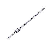 Carril lineal mini MGN7, guía deslizante lineal CNC, carril guía lineal de acero con rodamientos de alta precisión y bajo ruido, con múltiples bolas de acero, para equipos de (250 mm)