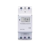 Carril monofásico semanal 7 días programable interruptor de tiempo Digital relé temporizador Control AC 220V 230V 12V 24V 48V 16A 1 Uds(30A,48V AC DC)