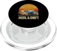 Carril rápido Crypto Racing Speed HODL Blockchain Track Bitcoin PopSockets PopGrip para MagSafe