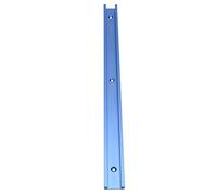 Carril T de Aleación de Aluminio 400mm con Orificios Pretaladrados y Ranuras Internas para Plantilla de Inglete Enrutador Carpintería Accesorio Router Madera