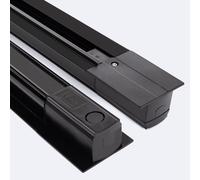 Carril Trifásico Empotrable Aluminio para Focos LED 1 Metro