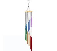 Carrillon Viento Exterior, Carrillon de Viento Exterior Tubos de Campanas de Viento 12 Tubos de Metal Carillones de Viento para Jardín Musicales Timbre de Viento Metalico Campana