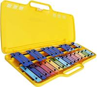 Carrillón Xilófono Glockenspiel Metalófono 25 Teclas Metálicas Angel AG-25N3 con Estuche Para Niños