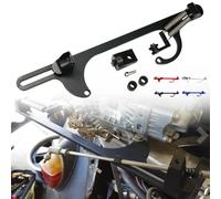 Carring Car Motor de aluminio Aprendedor 350 Plata roja negra compatible con piezas automotrices para el carburador de la serie 4150 4160(Silver)