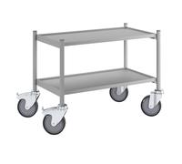 Carrito auxiliar, carga máx. 150 kg eurokraft pro, L x A de la cama 745 x 390 mm