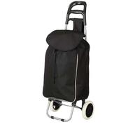 Carrito Auxiliar de Compra Market 33L Medidas 88 x 10,5 x 35,5 cm Bolsa desmontable de 600 g, Estructura metálica resistente, Ruedas de 16,5 x 16,5 cm
