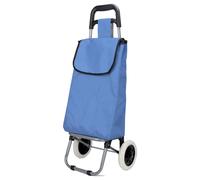 Carrito Auxiliar de Compra Plegable con Gran Capacidad, 40 litros, 90x30x35cm, 2 Ruedas
