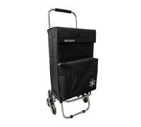 Carrito Auxiliar de compras plegable con 6 ruedas , carrito silencioso,tela Oxford bolsa, carrito de compras portátil