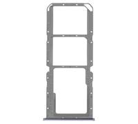 Carrito bandeja alojamiento tray compatible con OPPO A74 4G / F19 / F19s CPH2219 porta tarjeta nano Sim1 + SIM 2 + ranura memoria Micro SD Card (Silver)