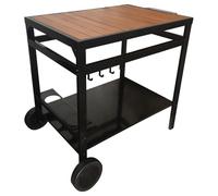 Carrito bar exterior AVEIRO para plancha Carrito Auxiliar con ruedas