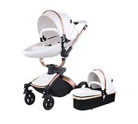 Carrito Bebe 3 en 1, Silla de paseo Cochecito de bebé 3 en 1, Triciclo Baby Walker Cochecito de alto paisaje Cochecitos plegables Carrito de bebé para bebé 0-36 meses