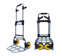 Carrito Carro Sacos Transporte XL Plegable Aluminio 115CM 150KG Capacidad Carga