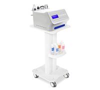 Carrito con Ruedas Carrito de salón de Belleza, Carrito de peluquería Carrito de salón con Ruedas de plástico ABS de Carrito Auxiliar con Maquinas Estetica Carrito Maquina Medica