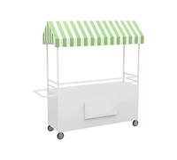 Carrito de alimentos independiente con toldo, puesto de comida móvil para centro comercial, mercado nocturno, calle, playa